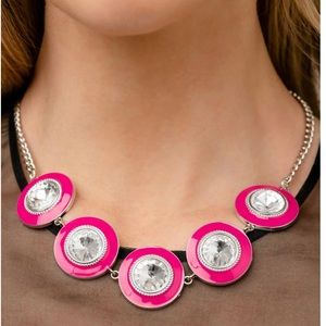 Feminine Flair Pink Necklace Set